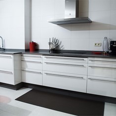 Cocina en blanco brillo